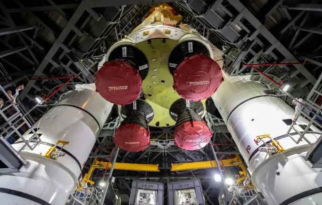 SLS의 코어 스테이지 하단에 장착된 엔진 4기 중 하나가 제대로 냉각되지 않았다