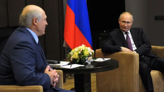 Лукашенко, Путін