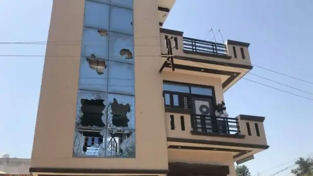 தாக்குதல் சம்பவத்திற்கு பிறகு சஜித்தின் வீடு