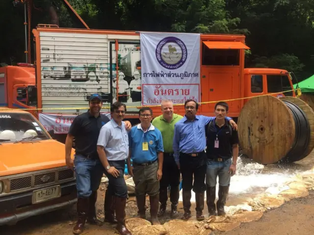 தாய்லாந்து குகை மீட்பில் தண்ணீரை வெளியேற்ற உதவிய இந்திய குழு