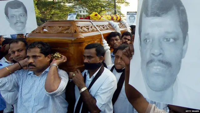 ටී මහේෂ්වරන්ගේ අවමගුල් උත්සවය