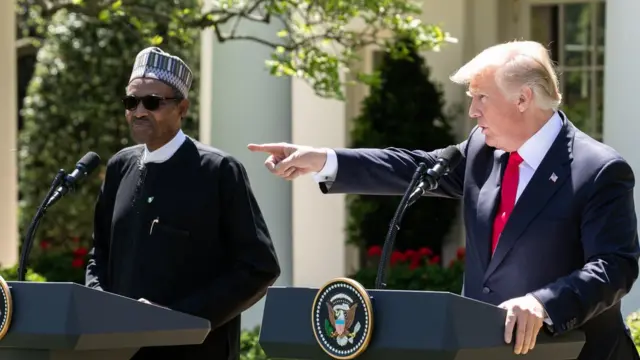 Buhari ati Trump