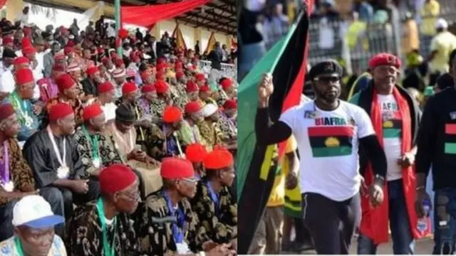 Ndị Okenye Igbo na ndị na-eti mkpu Biafra