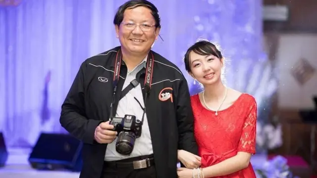 สมชาติ เบญจถาวรอนันท์ และลูกสาวคนโต