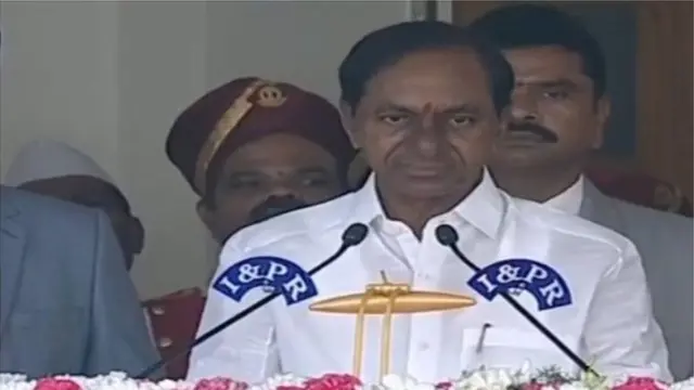 కేసీఆర్ ప్రమాణ స్వీకారం