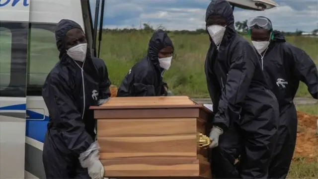 Burial of pesin wey die of covid19