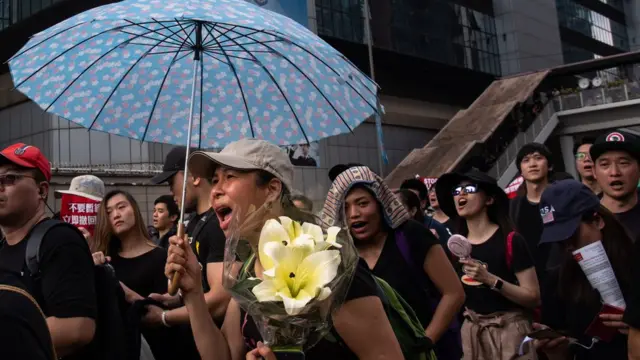 हाँगकाँगमध्ये सरकारविरोधी निदर्शने