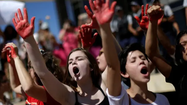 Protesto contra violência sexualbrazino777 casino loginBrasília