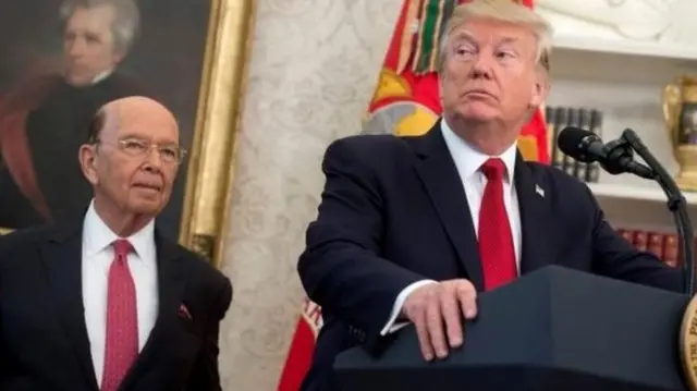 Уилбур Росс менен Дональд Трамп