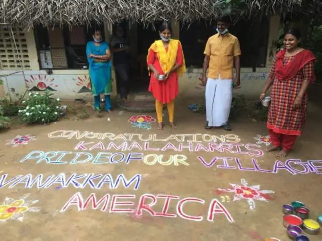 அமெரிக்க துணை அதிபராக கமலா ஹாரிஸ்: கொண்டாடி தீர்த்த மன்னார்குடி மக்கள்