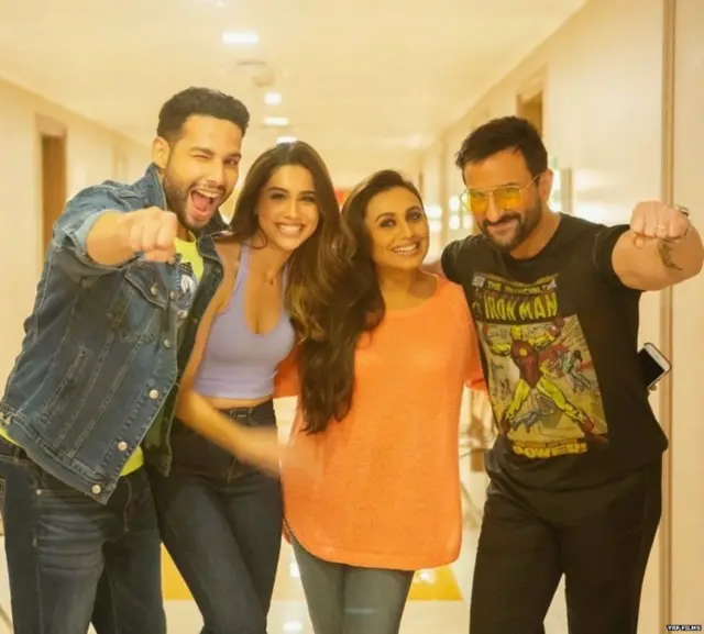 Jilayaasha ugu weyn ee Bunty Aur Babli 2 - Siddhant Chaturvedi, Sharvari Wagh, Rani Mukerji iyo Saif Ali Khan