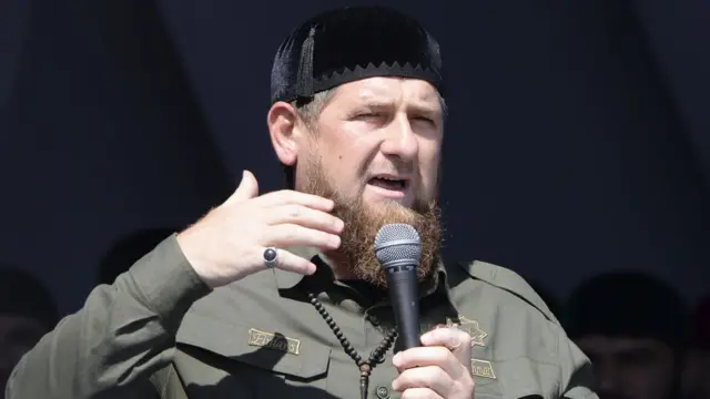 Рамзан Кадыров на митинге