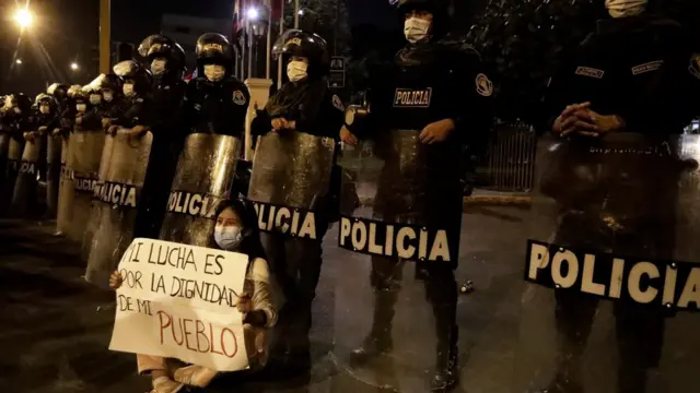 акция протеста в перу