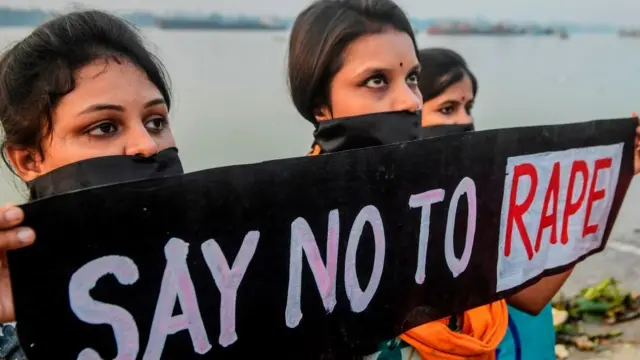 रेप के ख़िलाफ़ प्रदर्शन