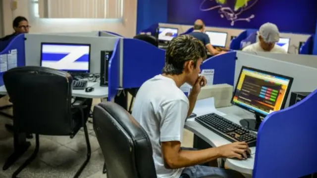 Usuarios de internet en Cuba