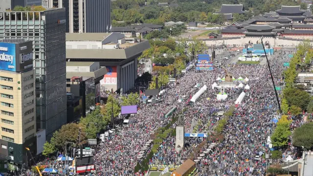 지난 9일 열린 조국 규탄 시위