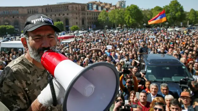 تظاهرات ارمنستان