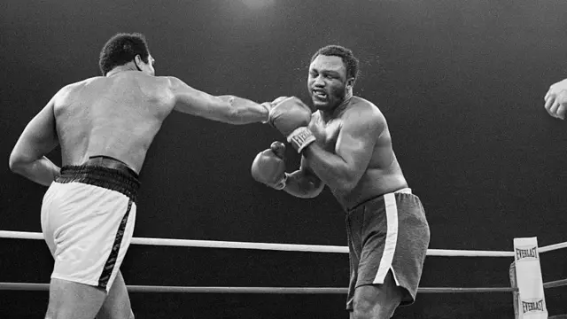 Muhammad Ali and Joe Frazier