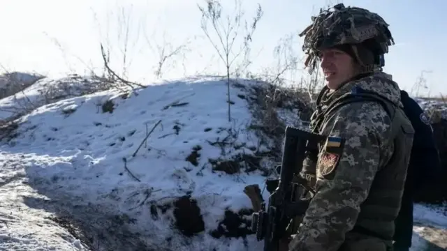 సరిహద్దుల్లో రష్యా సైనికుడు