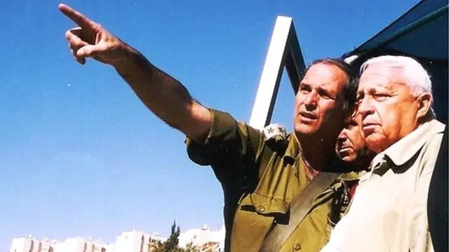 Dany Tirza y Ariel Sharon