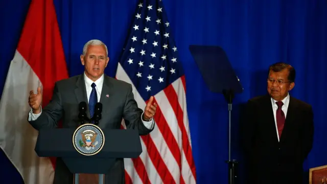 Mike Pence, Indonesia, Kalla