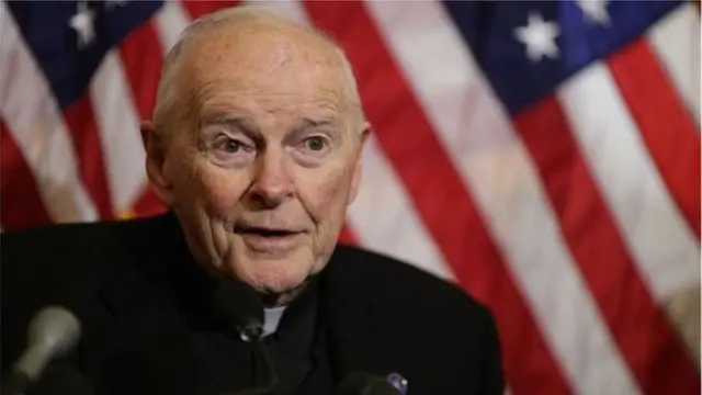 Le cardinal américain Theodore McCarrick a démissionné en juillet 2018, à la suite d'accusations d'abus sexuels sur des séminaristes.