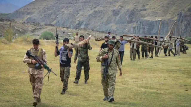 Combatientes del valle de Panjshir, 30 de agosto.
