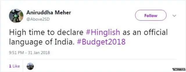 बजट, अरुण जेटली, सोशल मीडिया