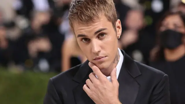 Bieber on the red carpet