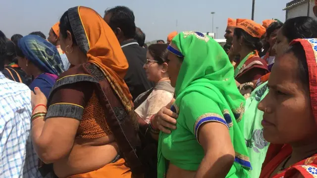 मेरठ की रैली में भाजपा कार्यकर्ता