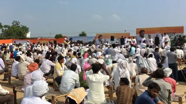 उत्तर प्रदेश में राहुल गांधी की किसान यात्रा