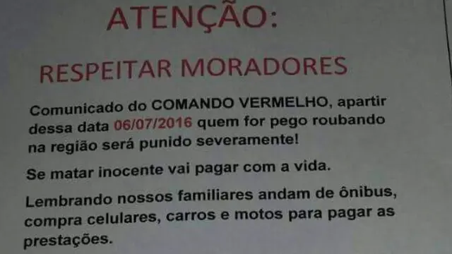 Cartaz anti-roubocassino aposta 1favelcassino aposta 1São Gonçalo, no Rio