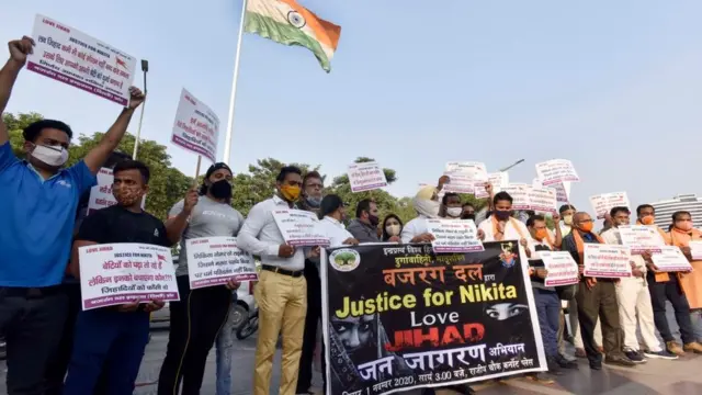 'লাভ জিহাদের বলি' নিকিতা তোমরের জন্য ন্যায় বিচারের দাবিতে দিল্লিতে বিক্ষোভ