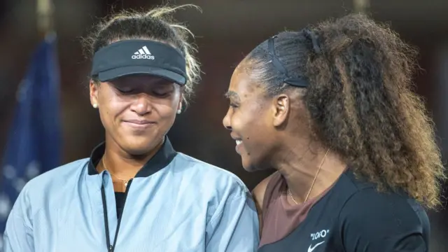 Naomi Osaka et Serena Williams
