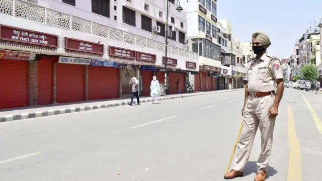 ভারতের অমৃতসরে লকডাউনের ছবি। মে, ২০২০