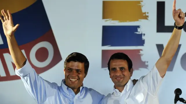 Leopoldo López y Henrique Capriles