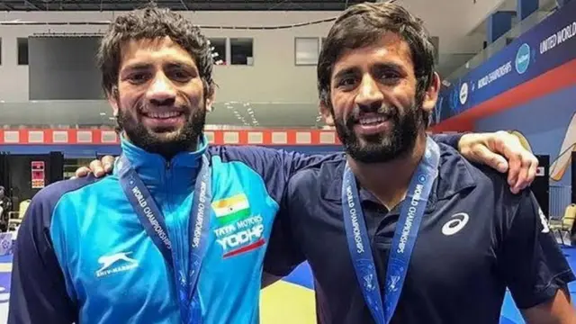 રવિ દહિયા સાથે બજરંગ પુનિયા