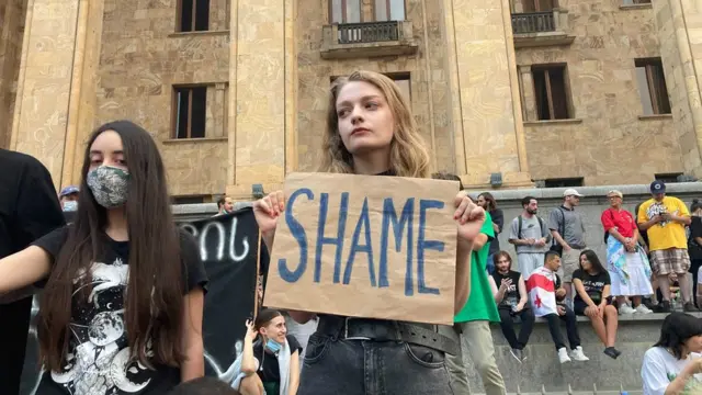 Протесты в Тбилиси
