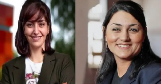 السوريتان لمياء قدور ورشا نصر