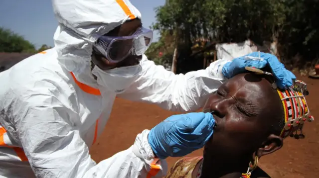 Umwe mu barozi ari gupimwa iyi virus ya Mers muri Marsabit