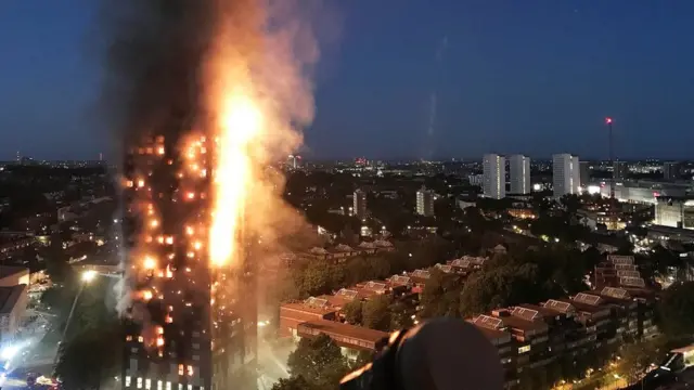 Vista aérea de la Torre Grenfell
