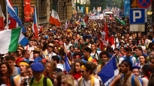 Сотни тысяч пришли на Всемирный день молодежи в Кракове