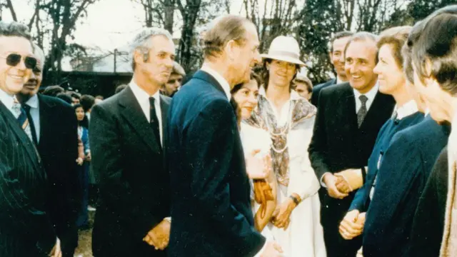 सन् १९८६ मा नेपालको भ्रमणका क्रममा राजकुमार फिलिप