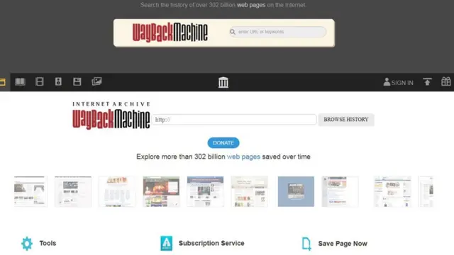 صفحة واي باك ماشين