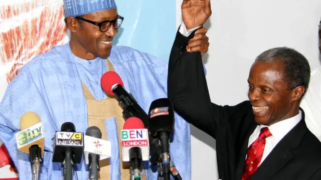 Shugaban Buhari da Yemi Osinbajo