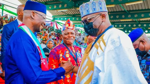 Aworan Gomina ipinlẹ Nasarawa ati Gomina Kwara