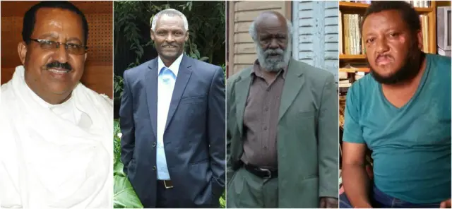 አያልነህ ሙላቱ፣ ኃይለመለኮት መዋዕል፣ አስፋው ዳምጤ እና አለማየሁ ገላጋይ