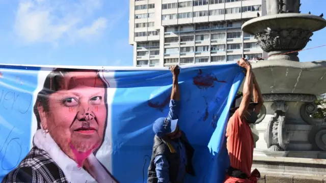 Protesta en Guatemala