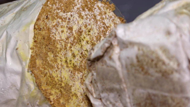 Jamur putih yang tumbuh itu berfungsi sebagai bahan perekat, persis seperti proses pembuatan tempe.