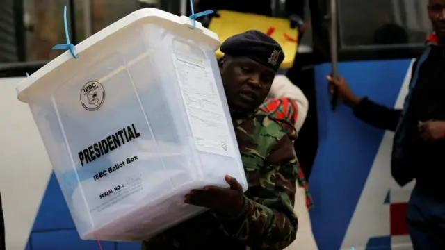 Uhuru Kenyatta won the August poll with 54% of the vote to Mr Odinga's 45%